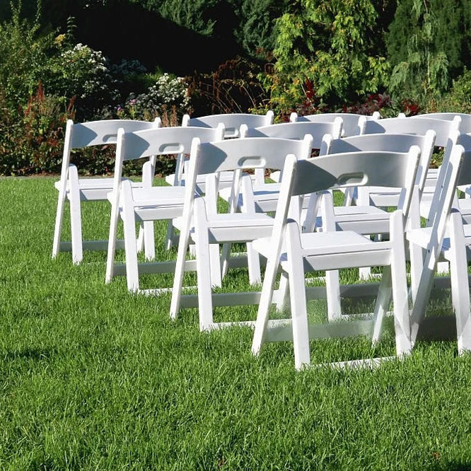 White Resin Chairs
