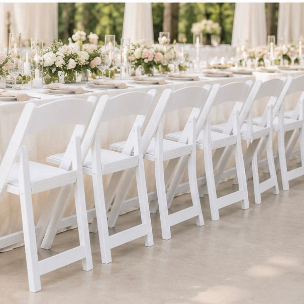 White Resin Chairs