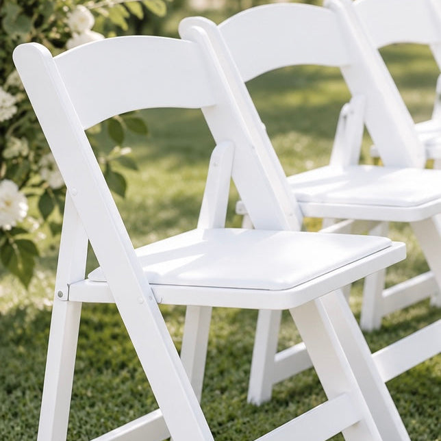 White Resin Chairs
