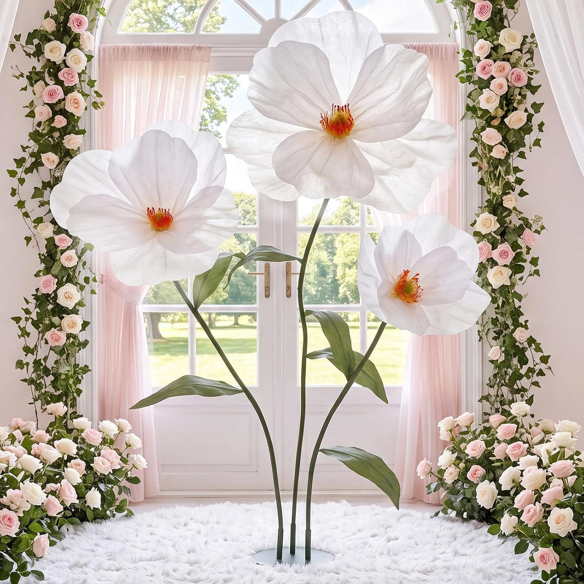 Giant Faux Florals